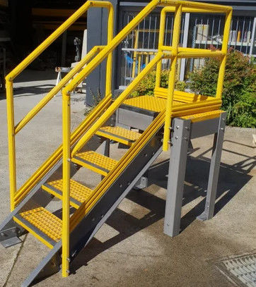 Handlauf-System der Wetterbeständigkeits-36cm der Breiten-FRP, zum des vollen Gebrauches von Ihrem Raum zu machen