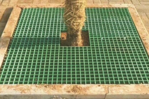 Umweltfreundlicher Baum wurzelt FRP-Gitter-Platten für Reparierenboden und Verringerungs-Staub
