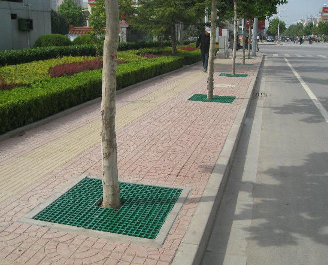 Umweltfreundlicher Baum wurzelt FRP-Gitter-Platten für Reparierenboden und Verringerungs-Staub