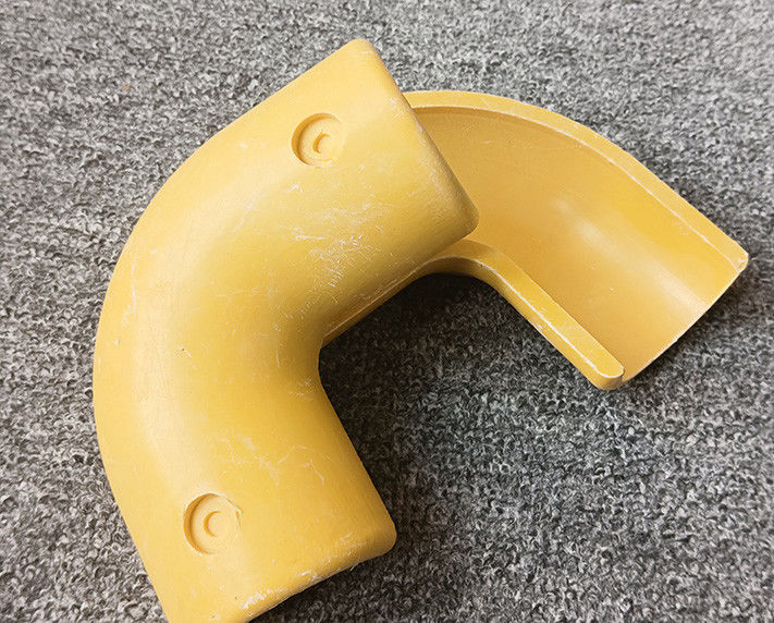 Hohe Festigkeit FRP-Anschlüsse Handrail Zaunbefestigungen Glasfaser Tee / Rohr-Anschluss Tube Ellenbogen