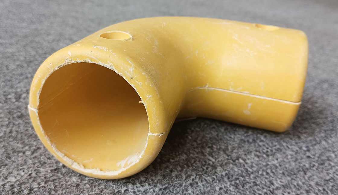 Hohe Festigkeit FRP-Anschlüsse Handrail Zaunbefestigungen Glasfaser Tee / Rohr-Anschluss Tube Ellenbogen