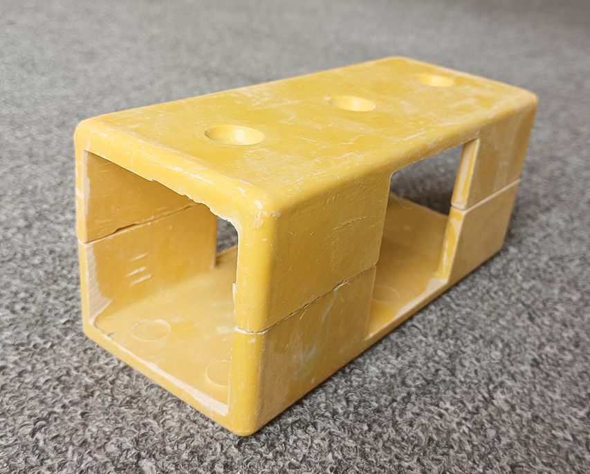50 mm FRP-Quadratrohrverbindung Vierwege SMC-geformtes Zubehör für den Bau
