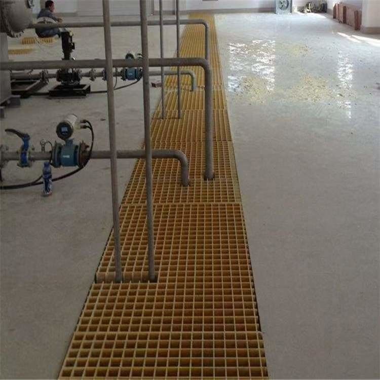 Elektroplattierungsanlage Gehweg Verwenden 38*38*30mm FRP Gitter individuell Größe und Farbe