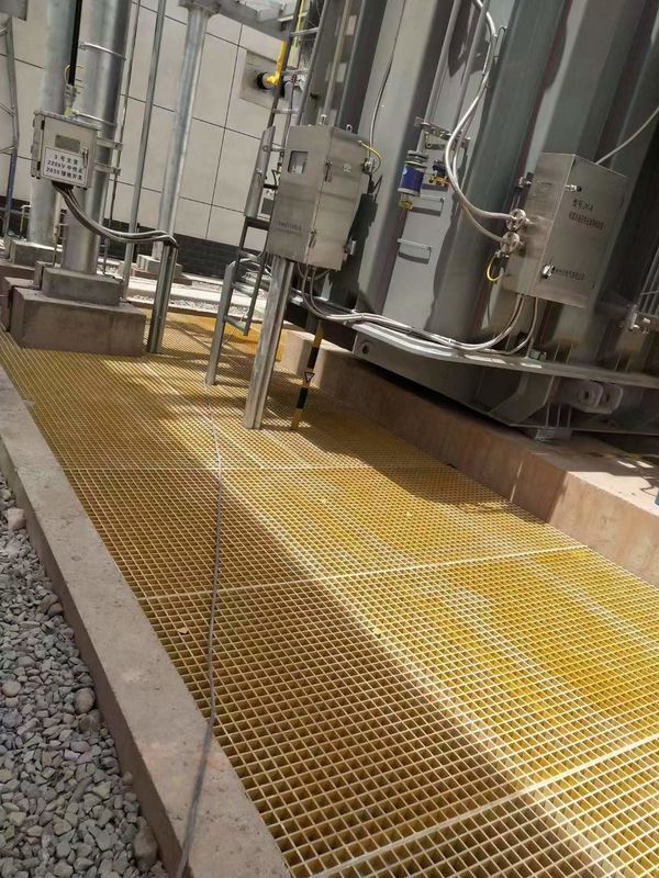 Fischfarm FRP Gitter Gehweg oder Plattform kann für Größe und Farbe angepasst werden